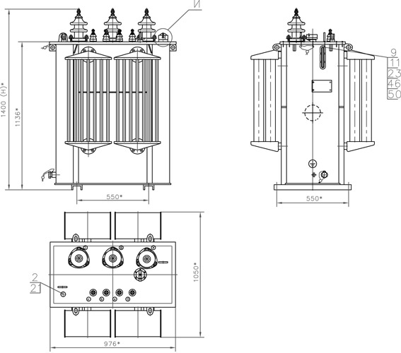 РусТехника ТМГ-400-10 D/Yii-11 Измерительные трансформаторы тока #3